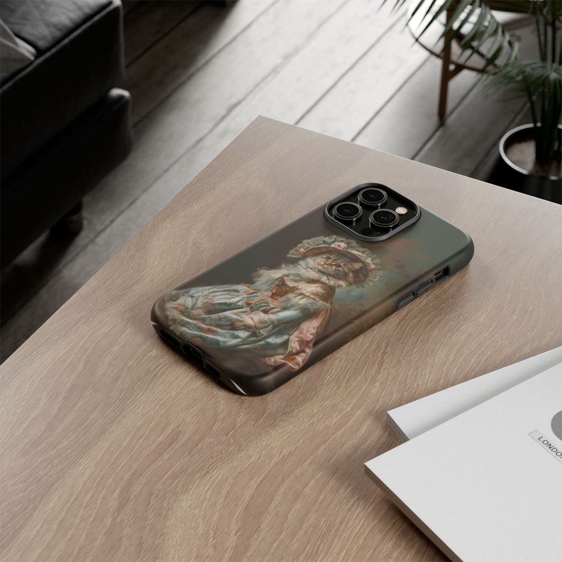Charming Vintage Cat Phone Case – Unique Gift