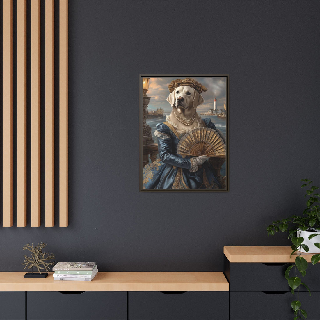 Whimsical Dog Portrait Canvas – Unique Pet Art