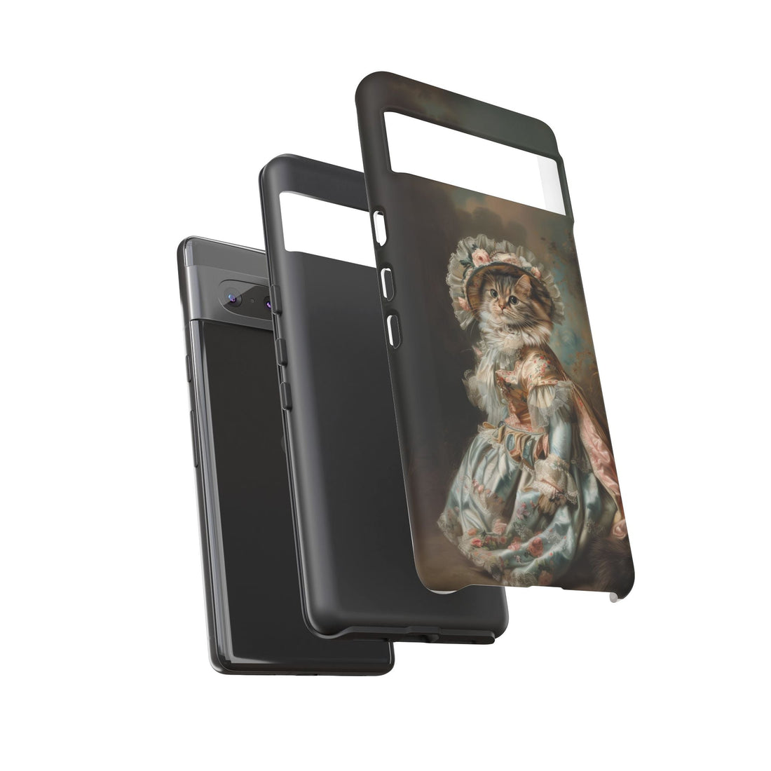 Charming Vintage Cat Phone Case – Unique Gift