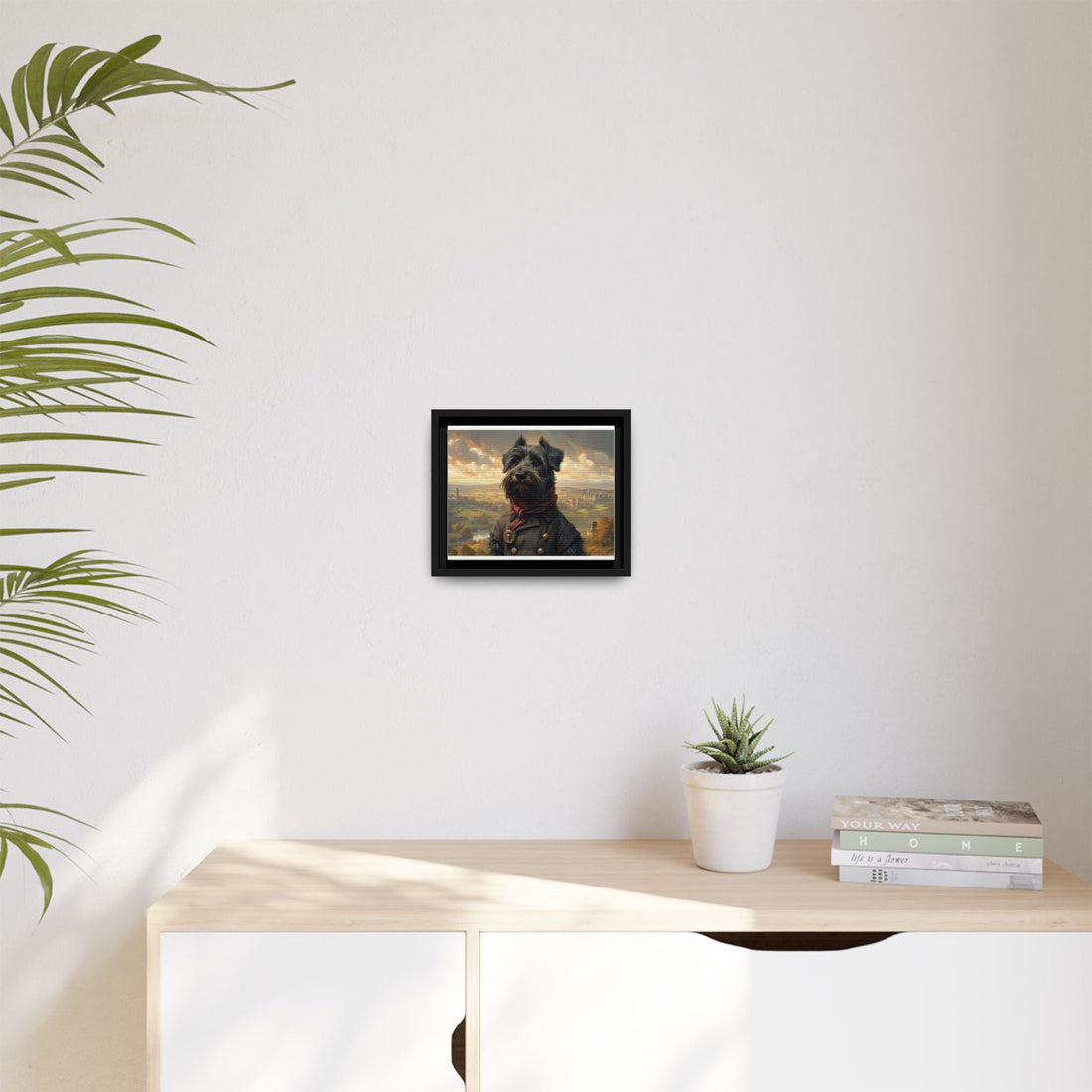 Framed Dog Portrait Canvas – Unique Wall Art