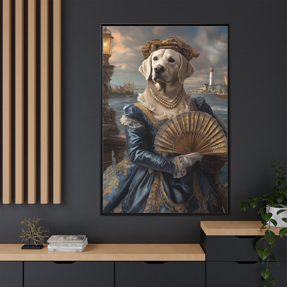 Whimsical Dog Portrait Canvas – Unique Pet Art
