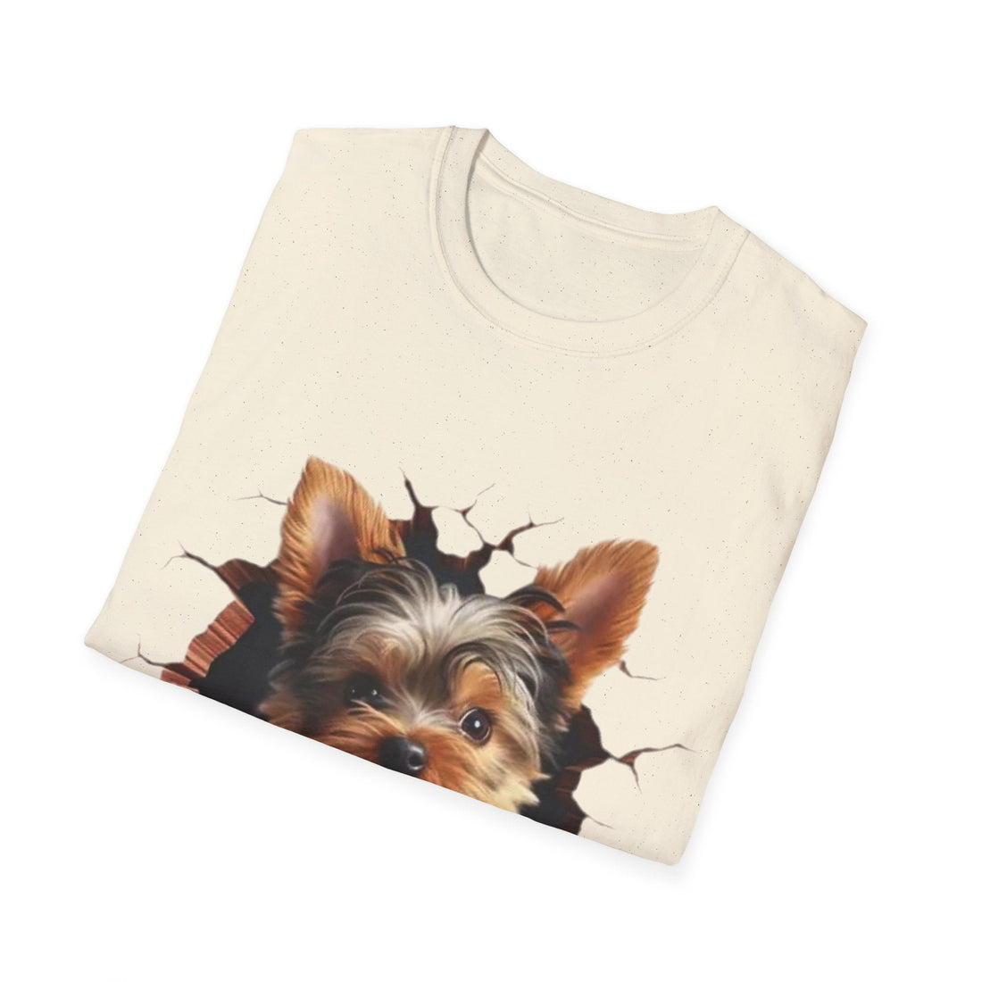 Cute Yorkie 3D Graphic Tee – Pet Gift