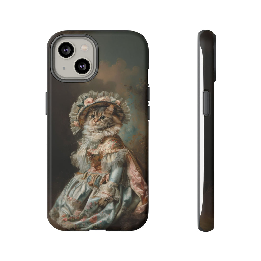 Charming Vintage Cat Phone Case – Unique Gift