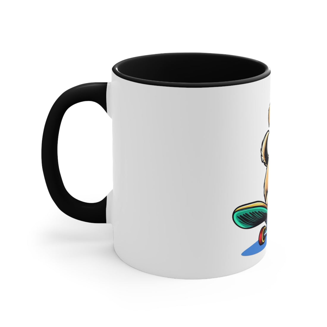 Skateboarding Puppy Mug – Funny Dog Gift