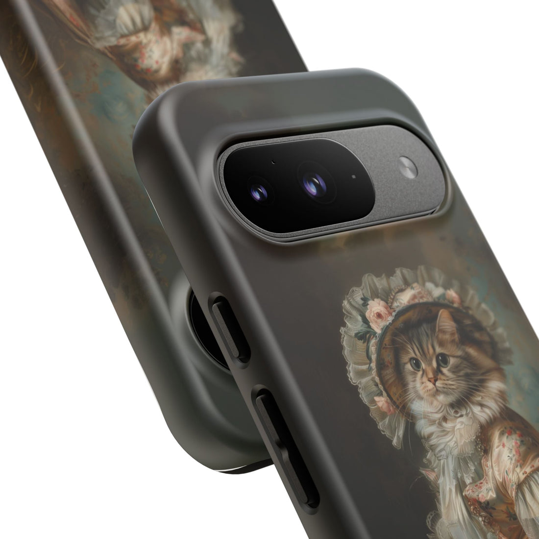 Charming Vintage Cat Phone Case – Unique Gift
