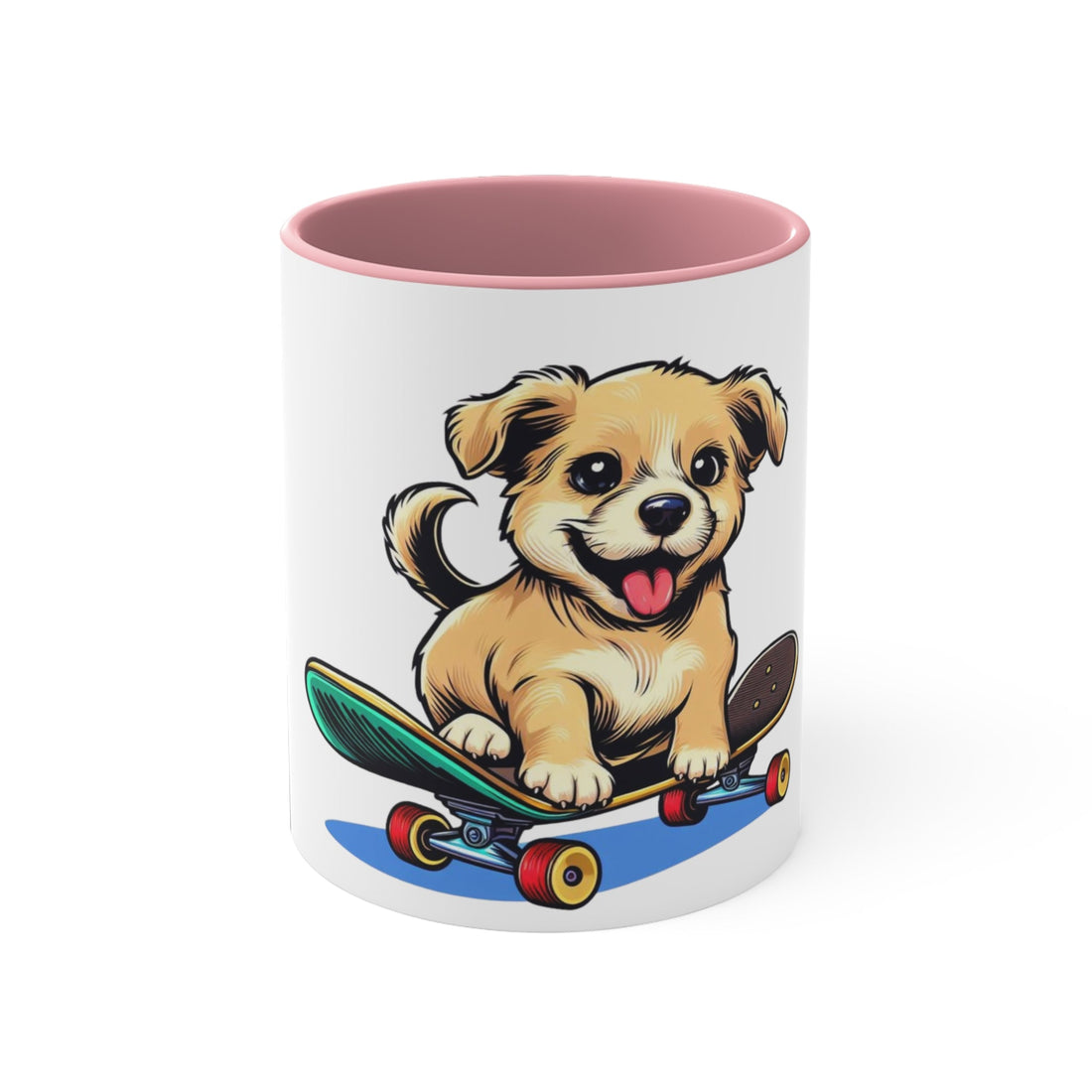 Skateboarding Puppy Mug – Funny Dog Gift