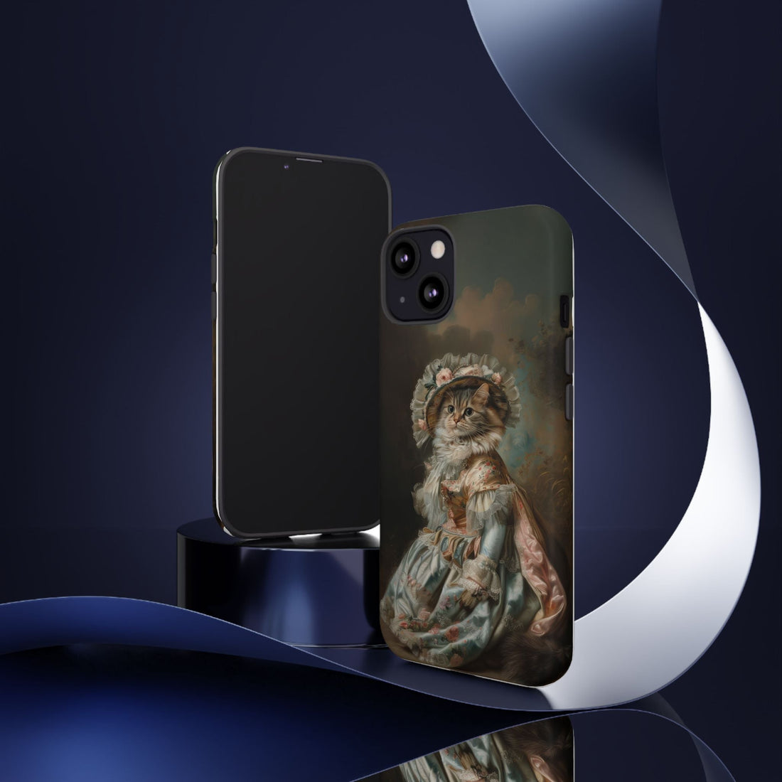 Charming Vintage Cat Phone Case – Unique Gift