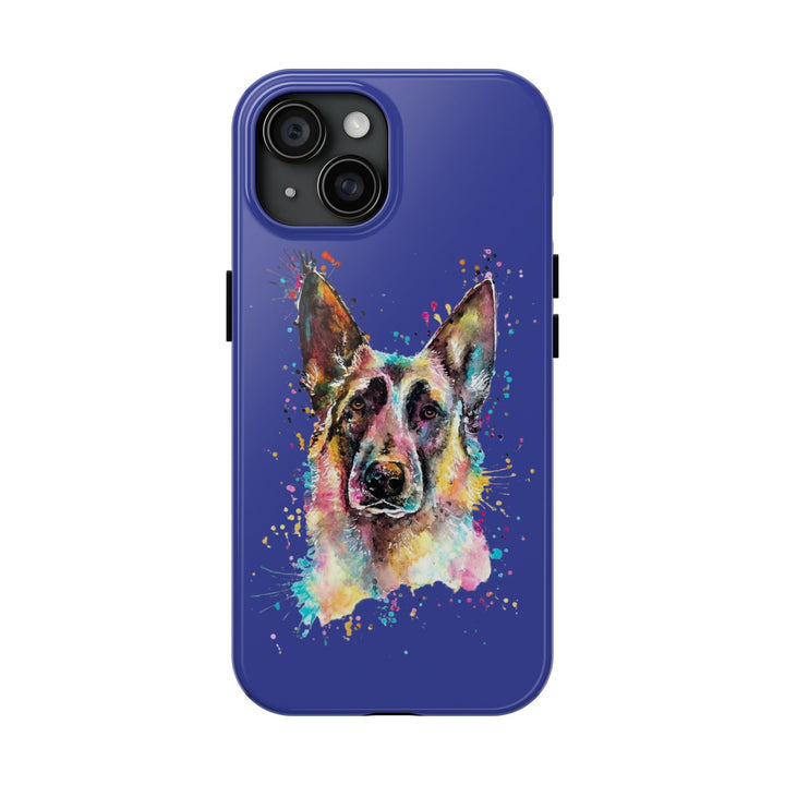 Vibrant Dog Art Tough Phone Case – Unique Gift