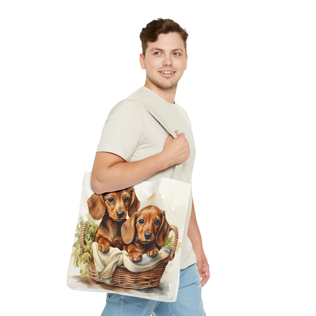 Dachshund Dog Portrait Tote – Pet Lover Gift