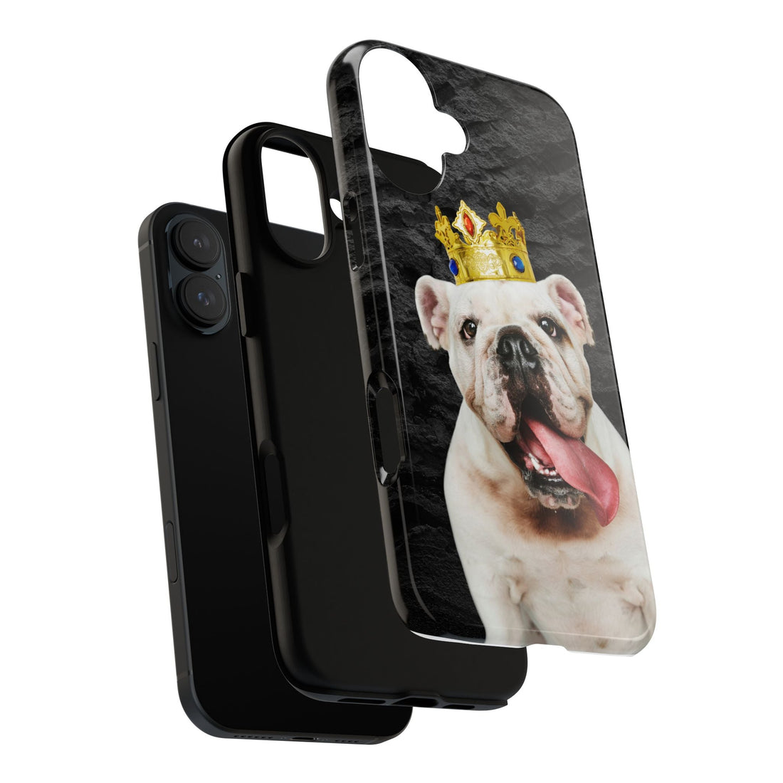 Crowned Dog Phone Case – Unique Pet Gift