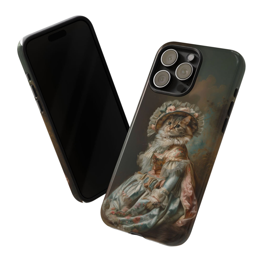 Charming Vintage Cat Phone Case – Unique Gift