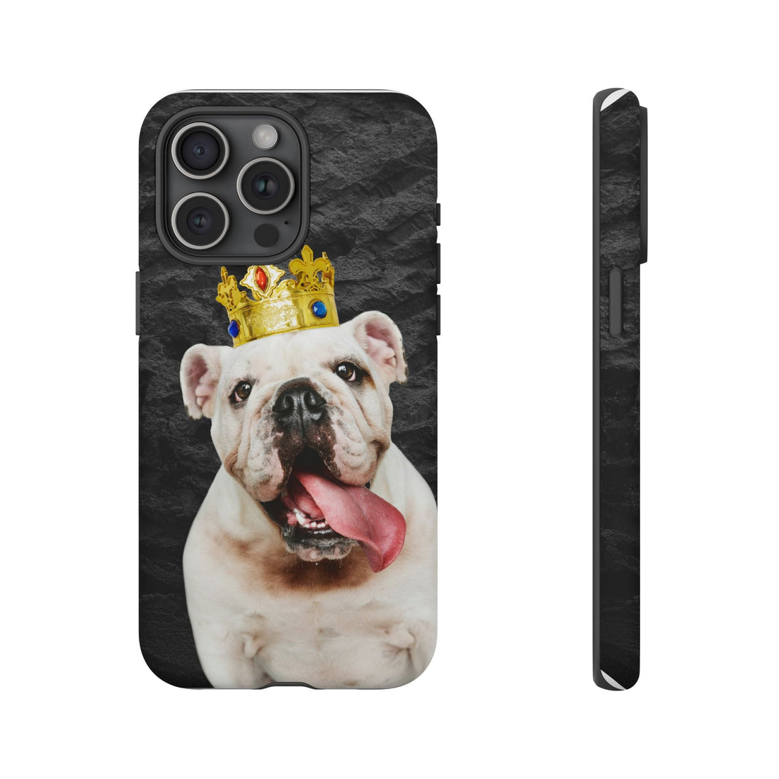 Crowned Dog Phone Case – Unique Pet Gift