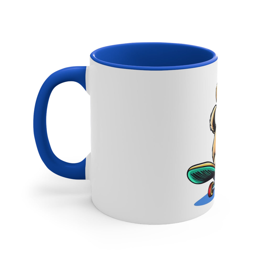 Skateboarding Puppy Mug – Funny Dog Gift