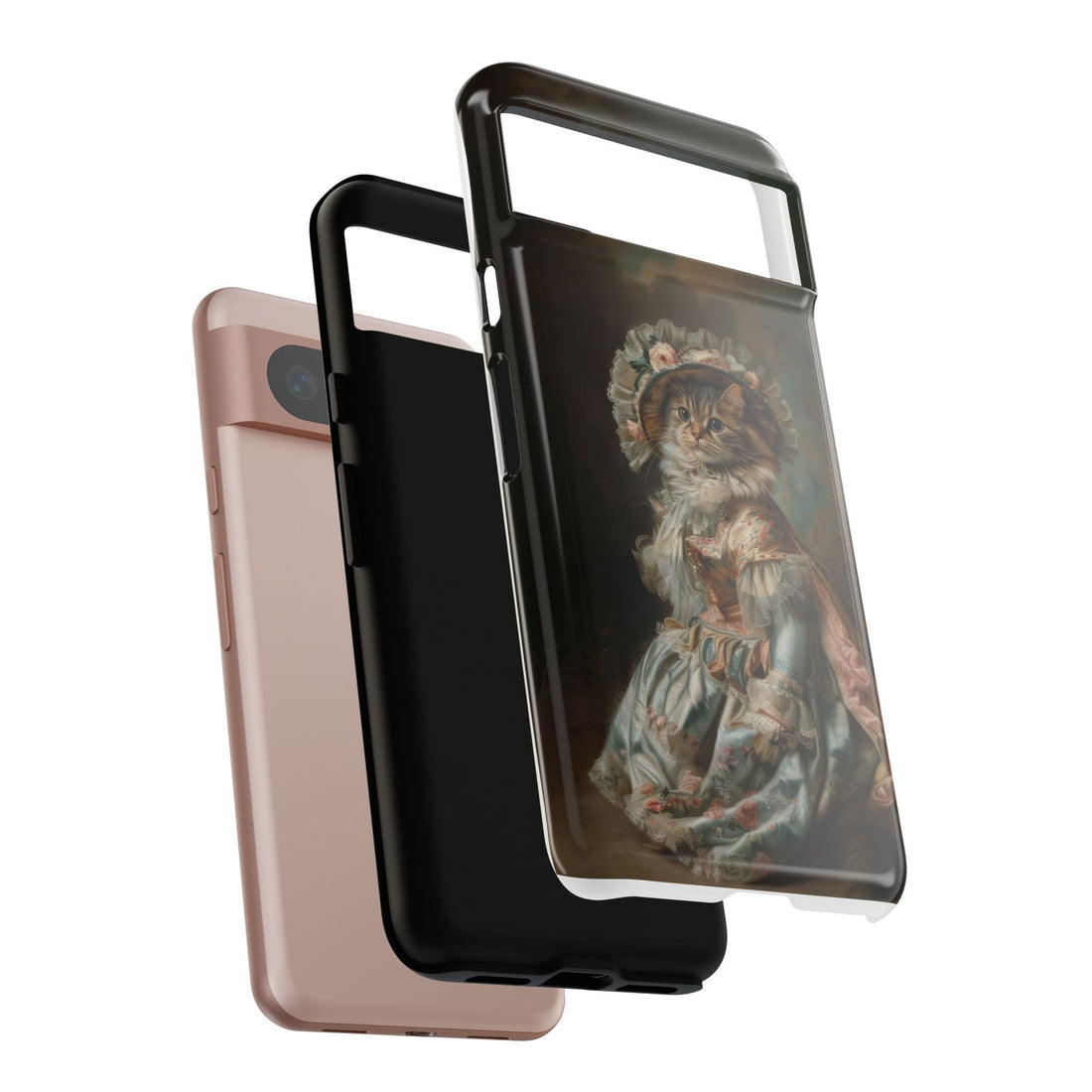 Charming Vintage Cat Phone Case – Unique Gift
