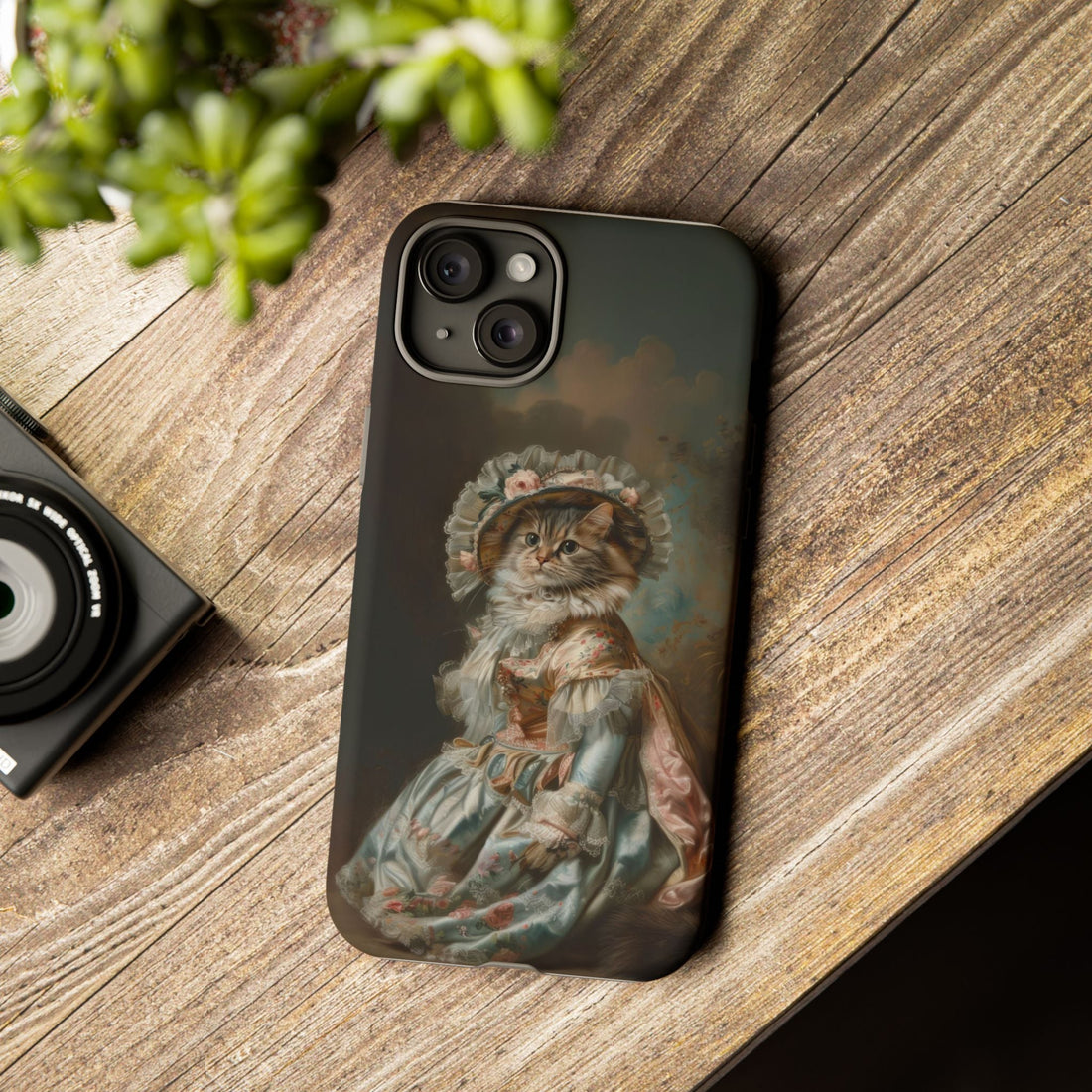 Charming Vintage Cat Phone Case – Unique Gift