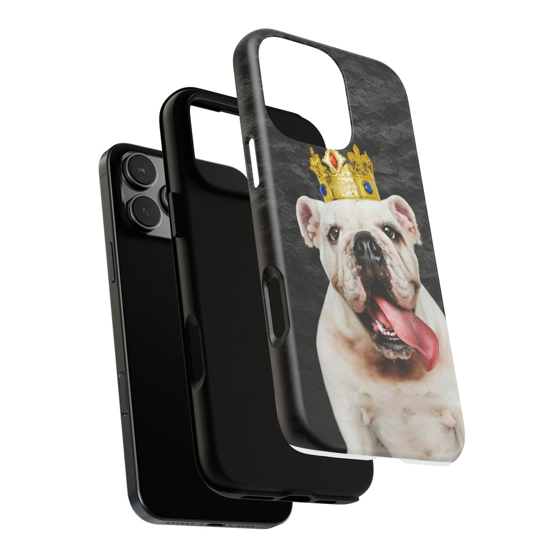 Crowned Dog Phone Case – Unique Pet Gift