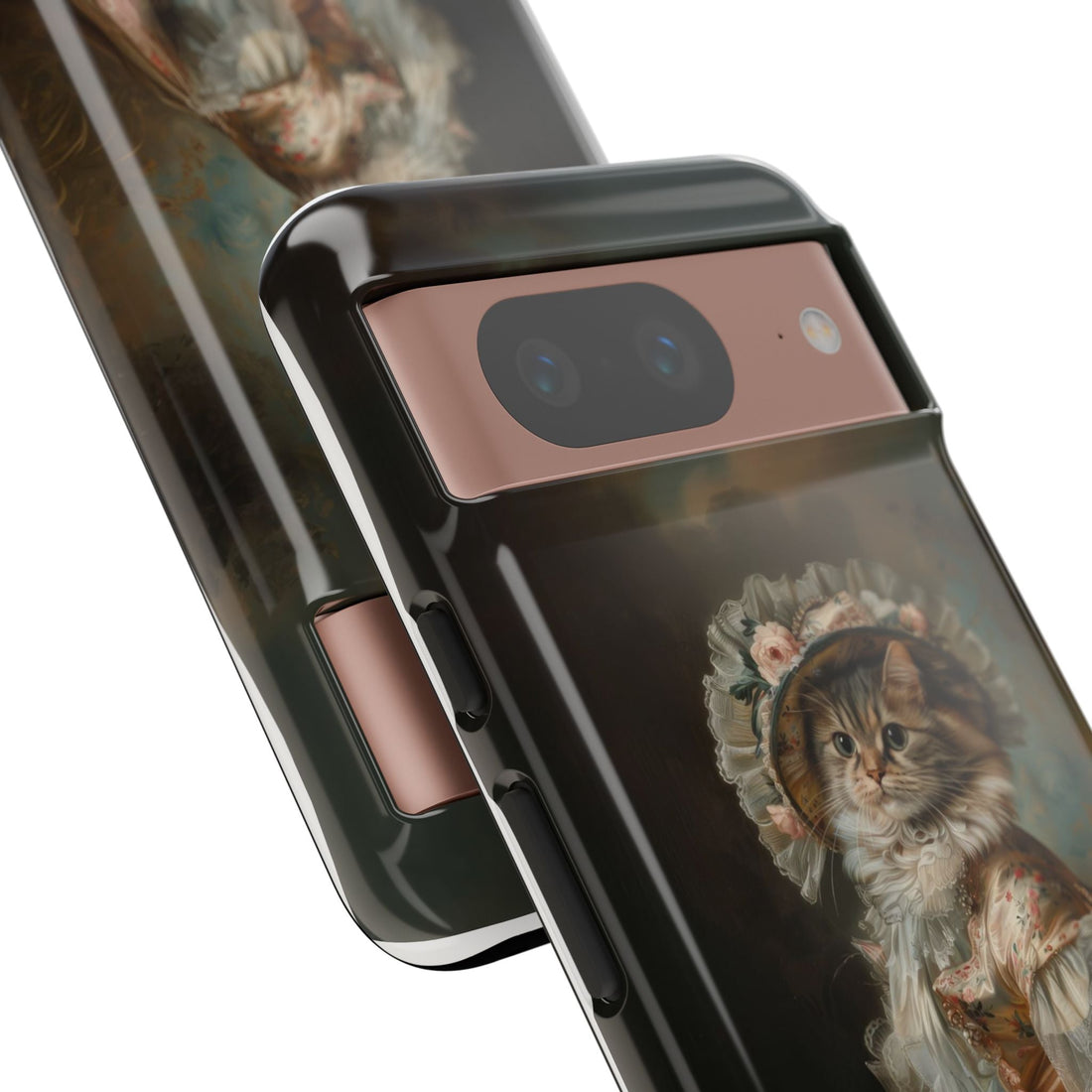 Charming Vintage Cat Phone Case – Unique Gift