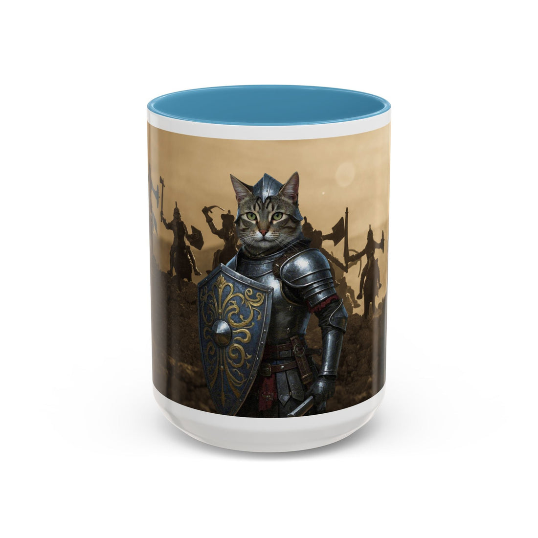 Knight Cat Coffee Mug – Unique Fantasy Gift