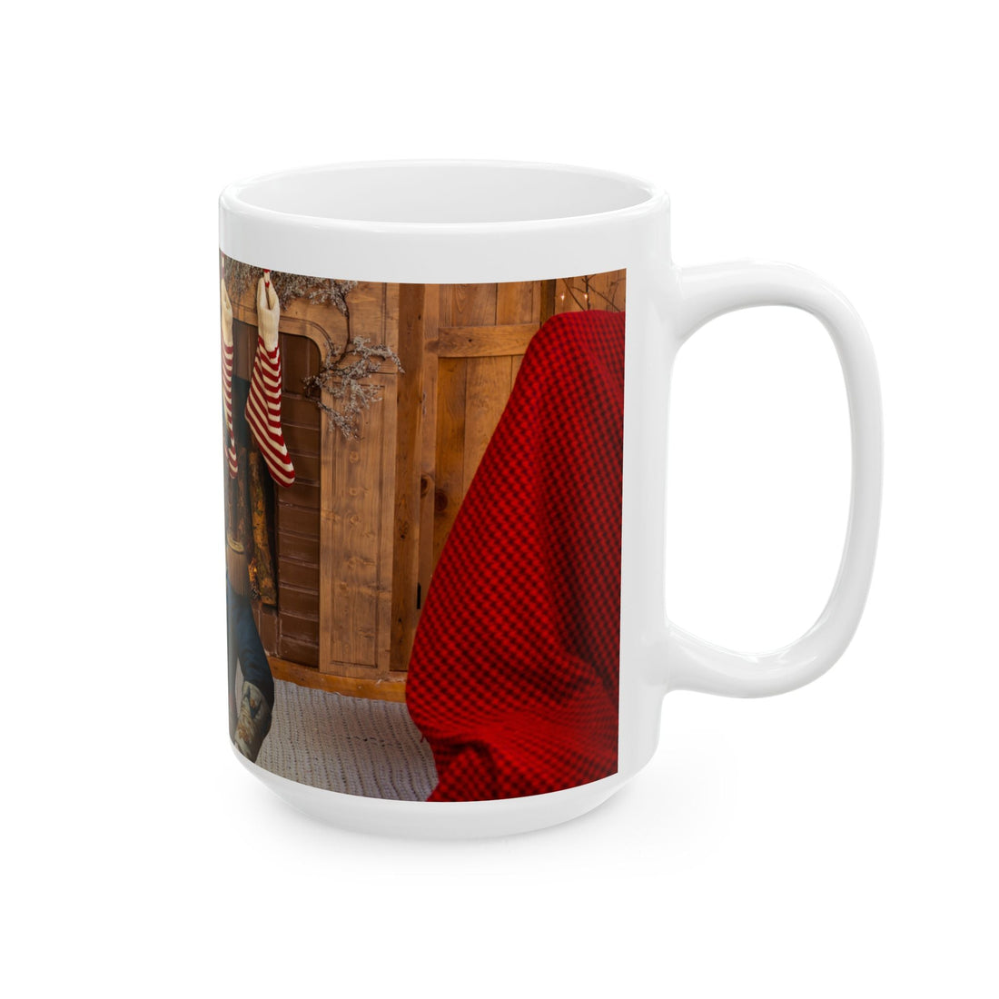 Whimsical Beagle Mug – Festive Holiday Gift