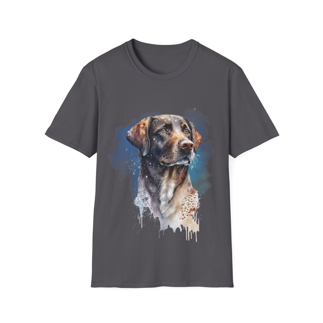 Watercolor Dog Art T-Shirt – Pet Lover Gift