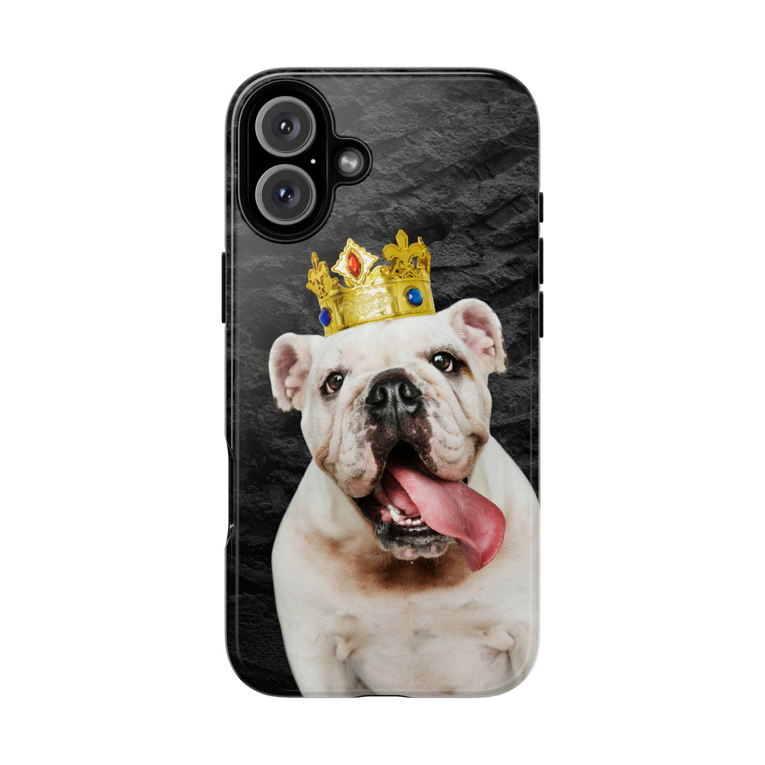 Crowned Dog Phone Case – Unique Pet Gift