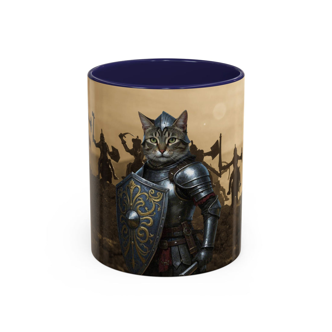 Knight Cat Coffee Mug – Unique Fantasy Gift