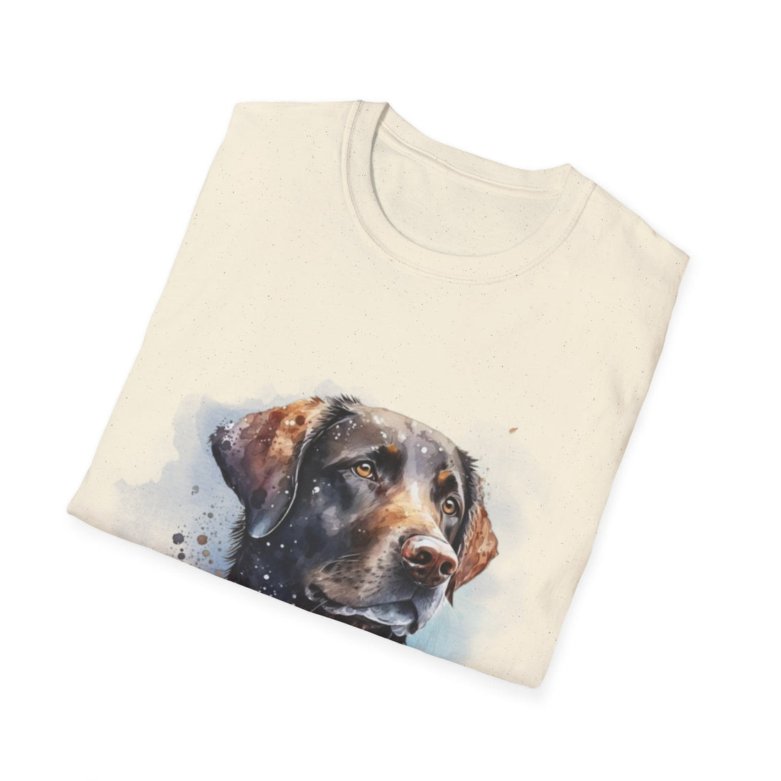Watercolor Dog Art T-Shirt – Pet Lover Gift