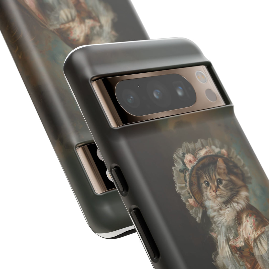Charming Vintage Cat Phone Case – Unique Gift