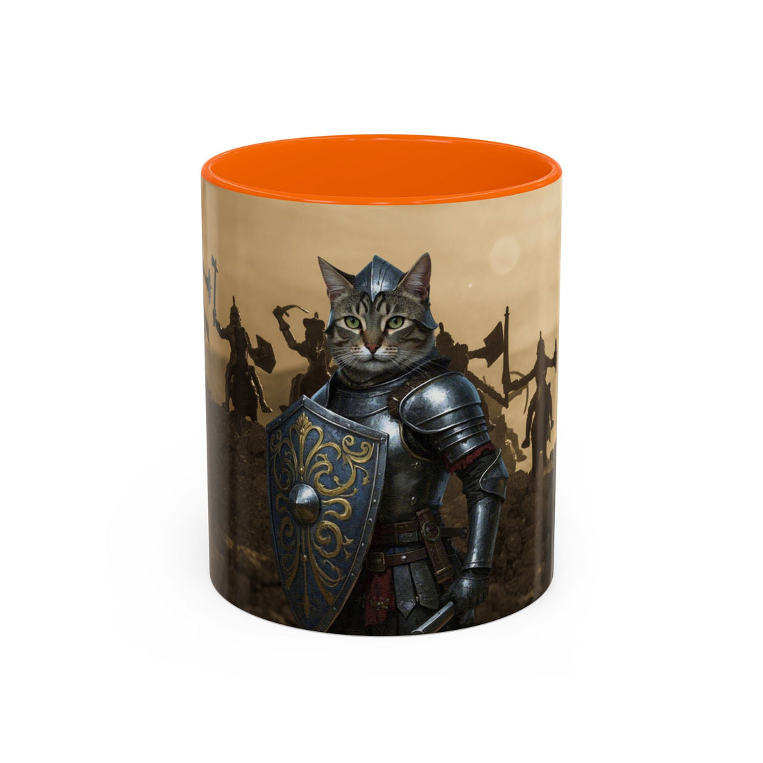 Knight Cat Coffee Mug – Unique Fantasy Gift