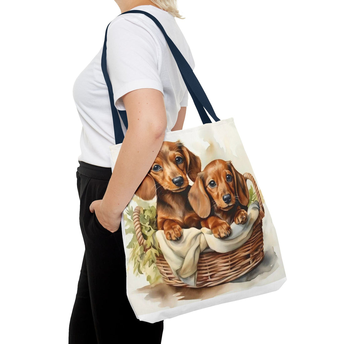 Dachshund Dog Portrait Tote – Pet Lover Gift