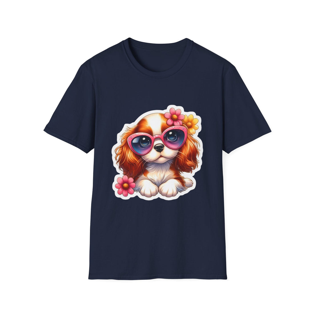 Cute Dog Glasses T-Shirt – Pet Lover Gift