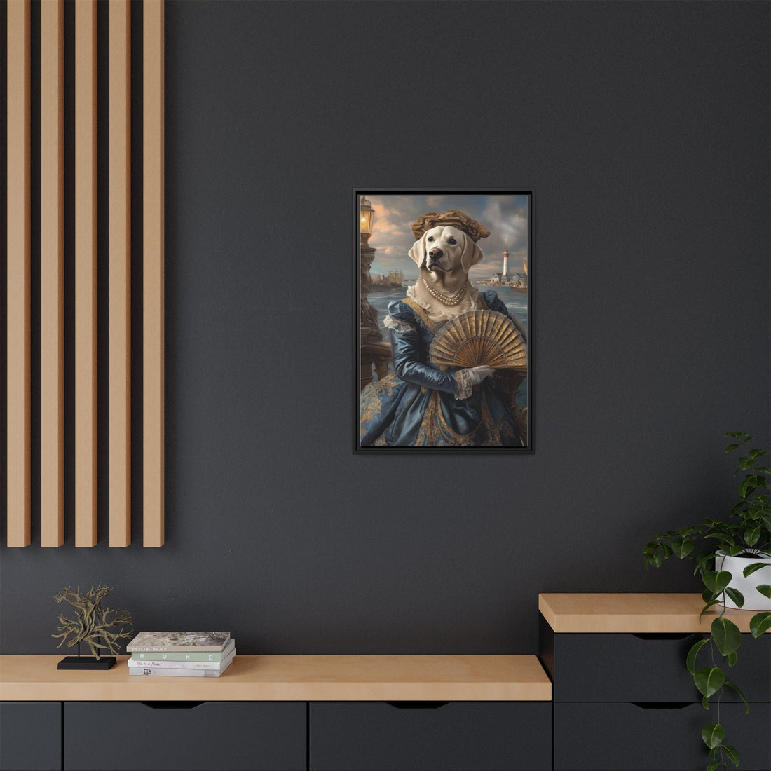 Whimsical Dog Portrait Canvas – Unique Pet Art