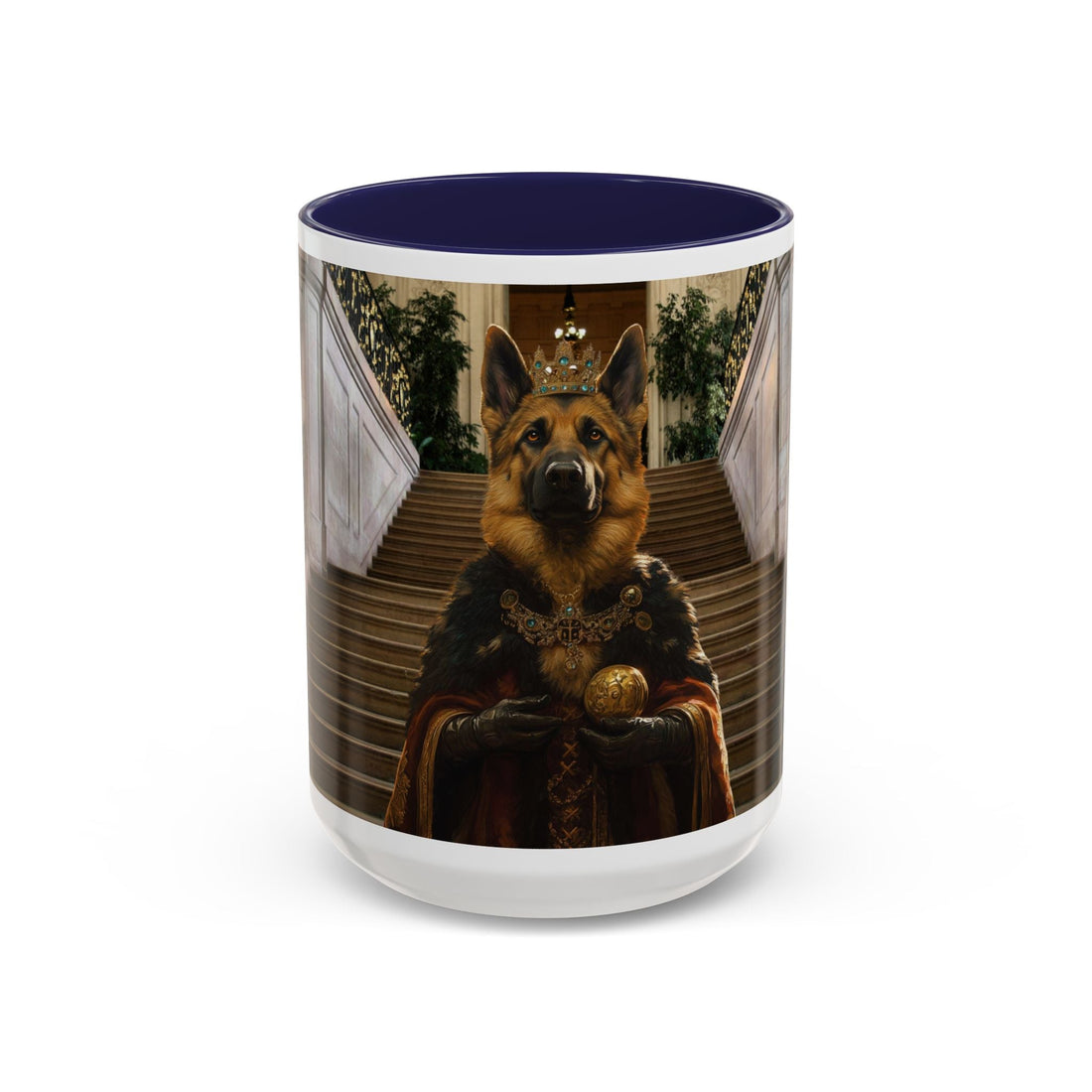 Regal German Shepherd Mug – Dog Lover Gift