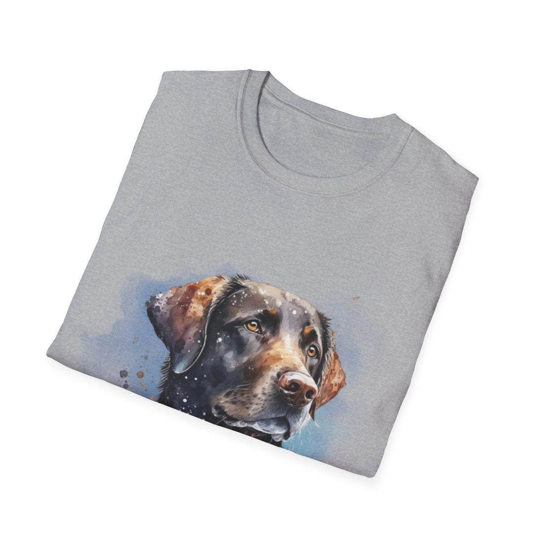 Watercolor Dog Art T-Shirt – Pet Lover Gift
