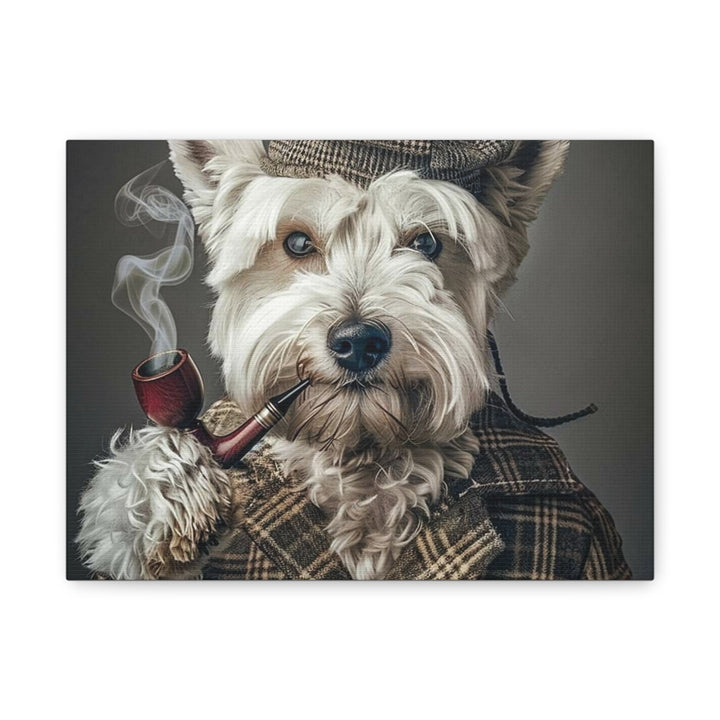 Whimsical Pet Portrait Canvas – Unique Wall Art