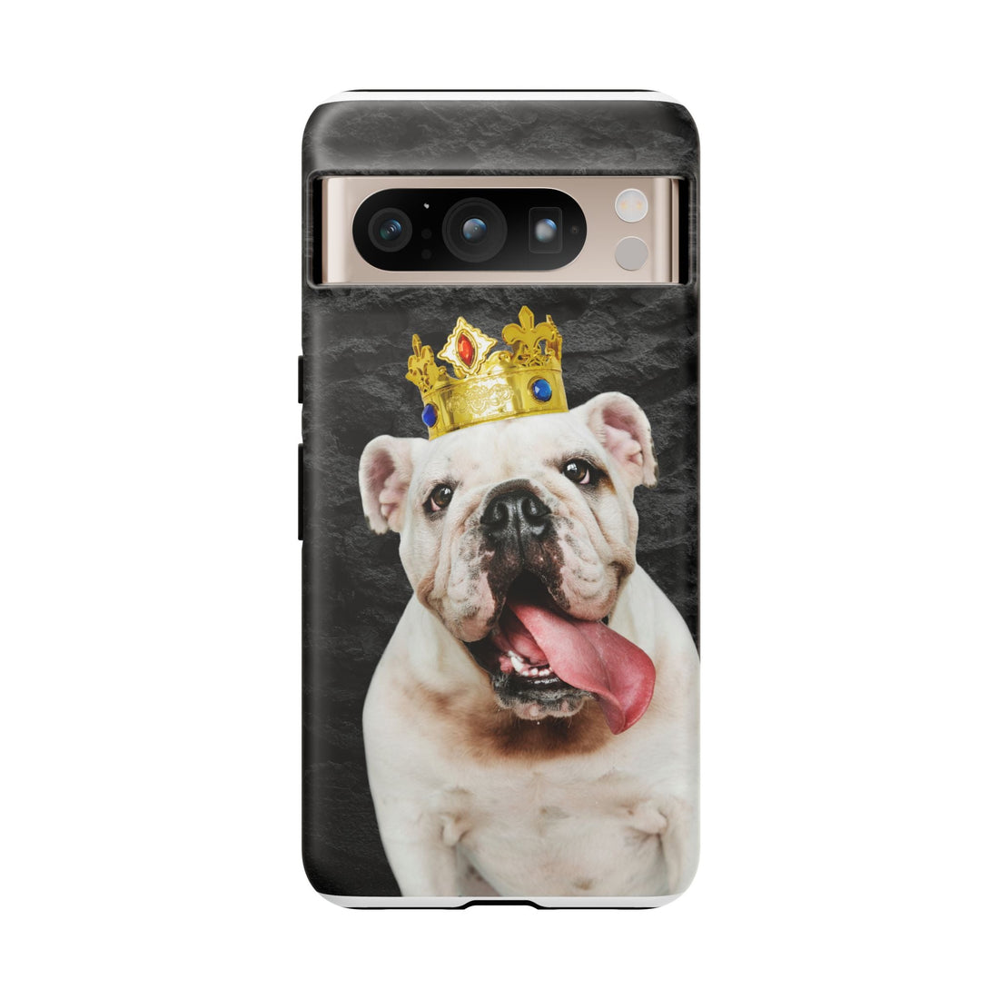 Crowned Dog Phone Case – Unique Pet Gift