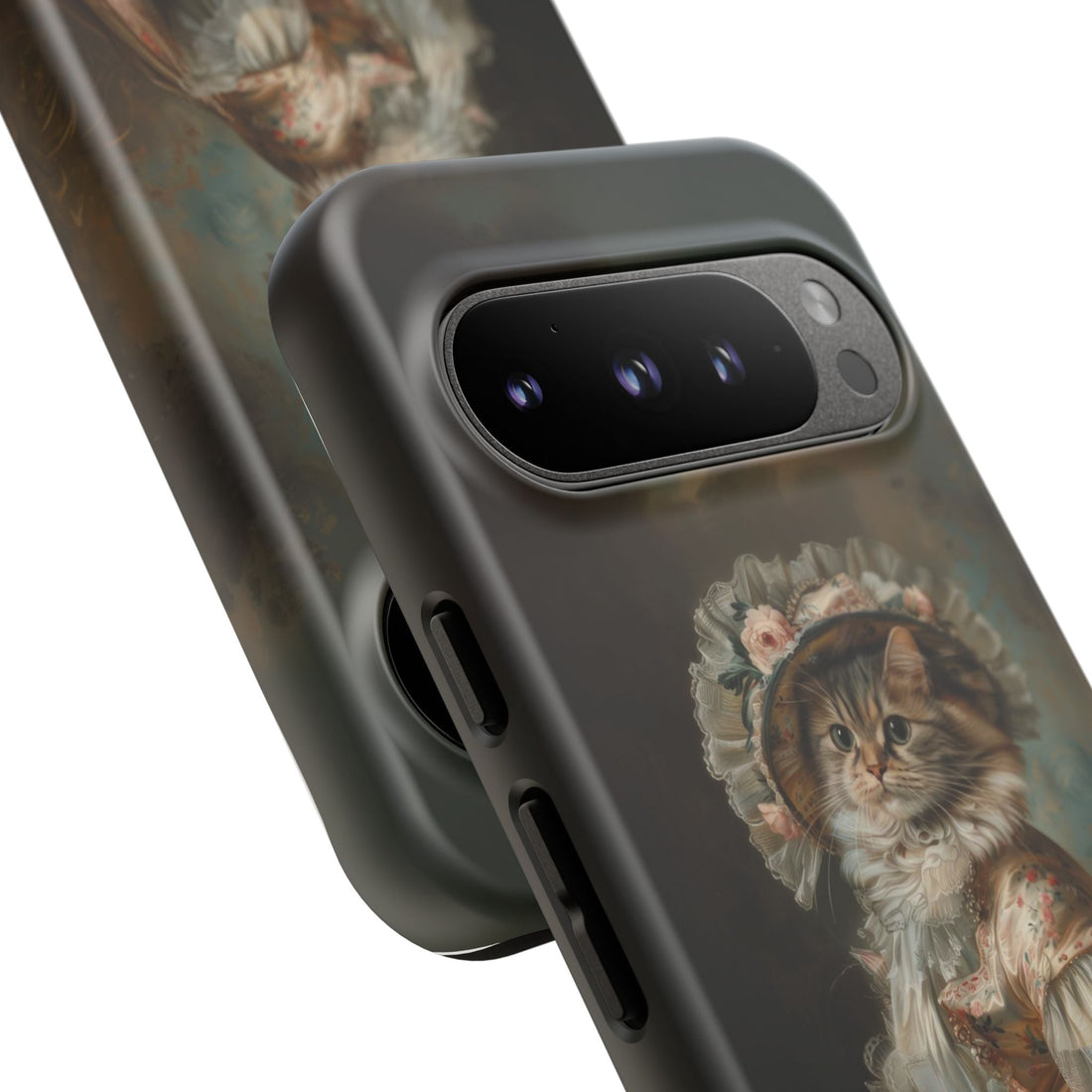 Charming Vintage Cat Phone Case – Unique Gift