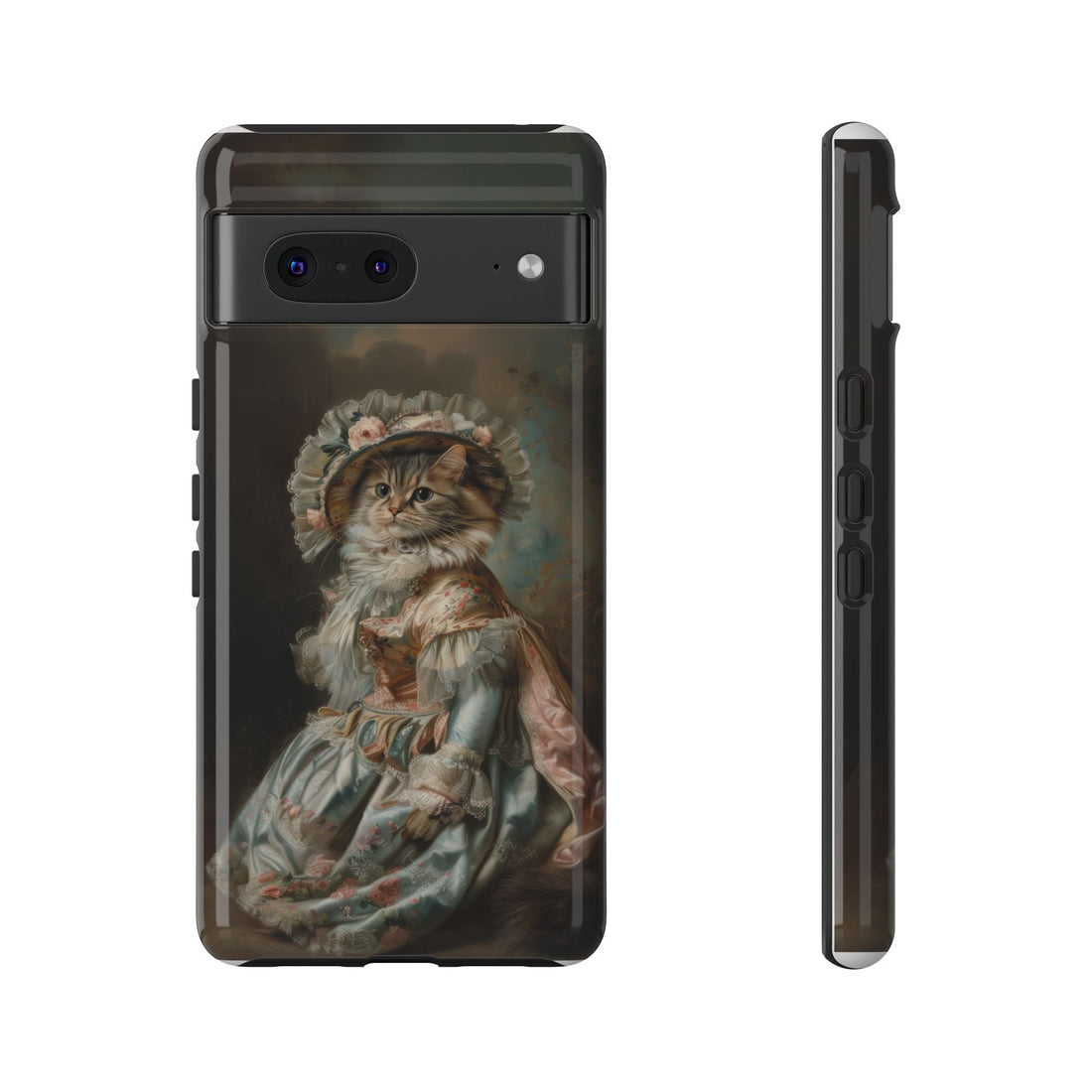Charming Vintage Cat Phone Case – Unique Gift
