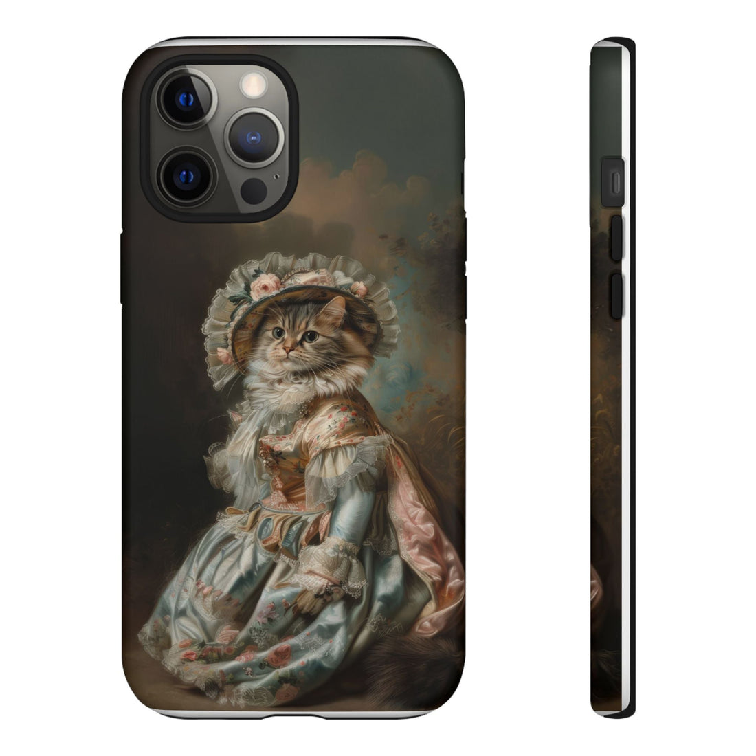 Charming Vintage Cat Phone Case – Unique Gift