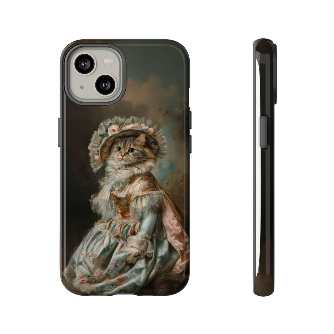 Charming Vintage Cat Phone Case – Unique Gift