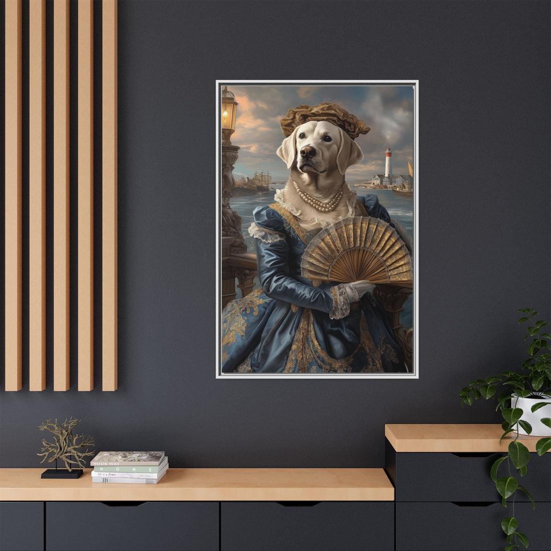 Whimsical Dog Portrait Canvas – Unique Pet Art