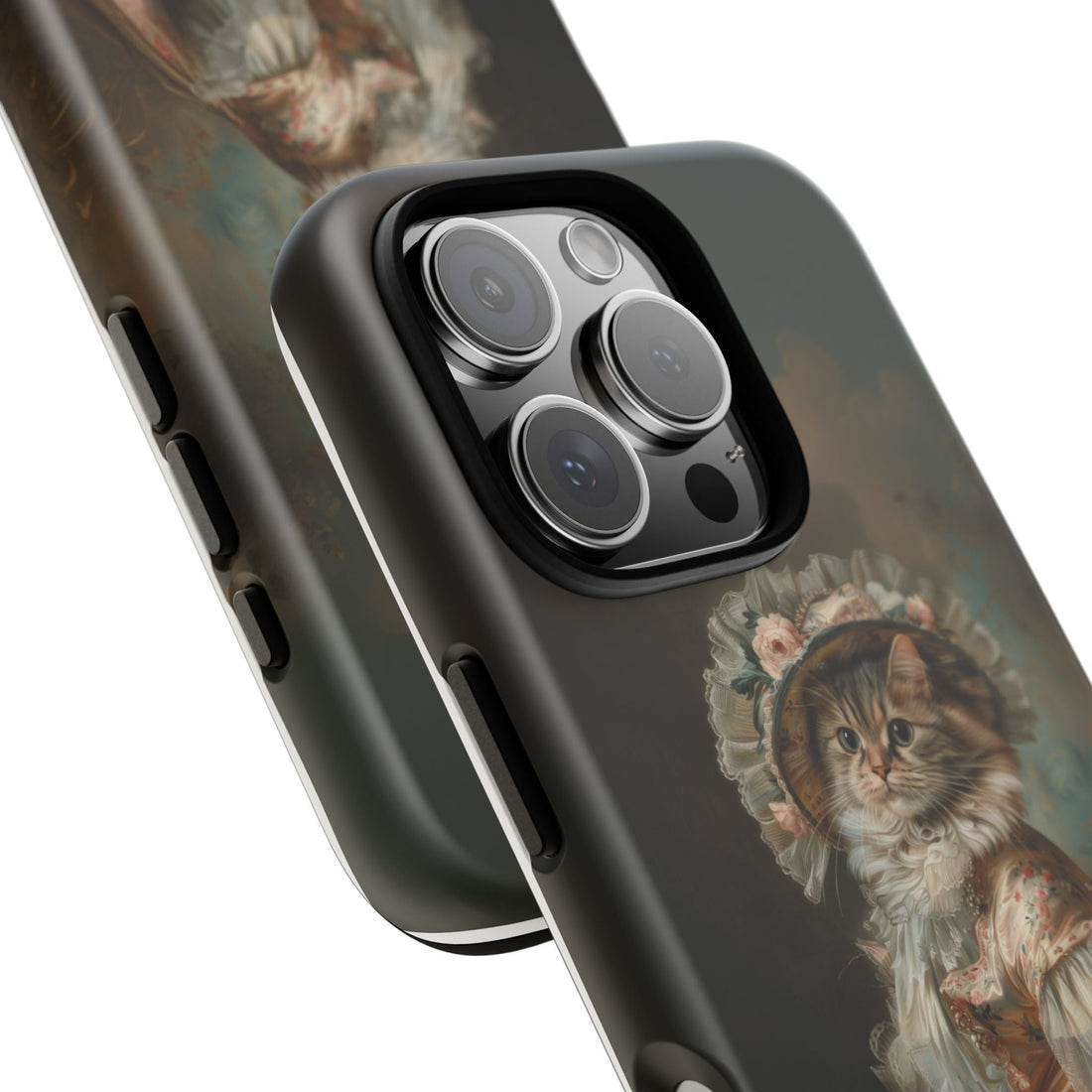 Charming Vintage Cat Phone Case – Unique Gift