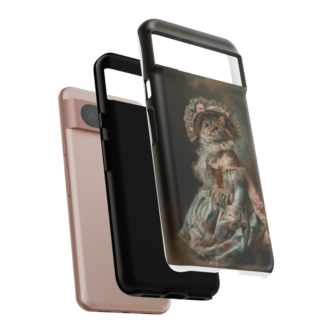 Charming Vintage Cat Phone Case – Unique Gift