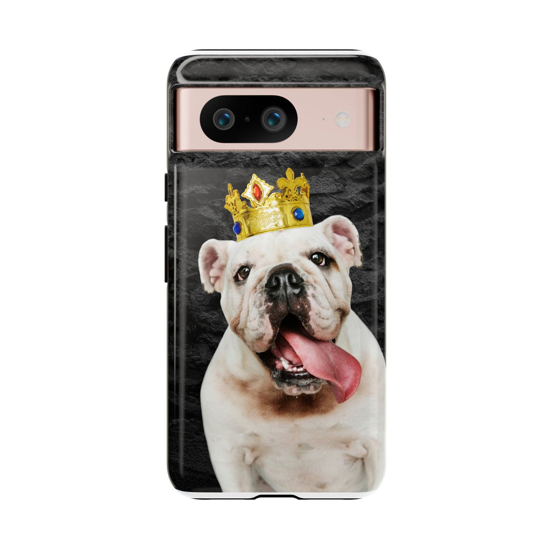 Crowned Dog Phone Case – Unique Pet Gift