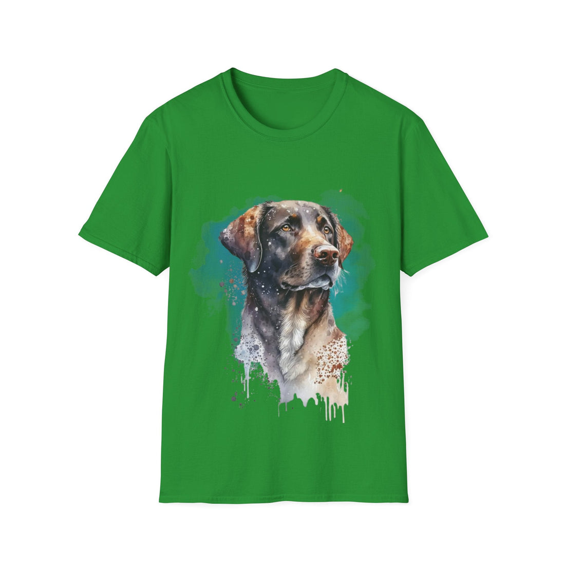Watercolor Dog Art T-Shirt – Pet Lover Gift