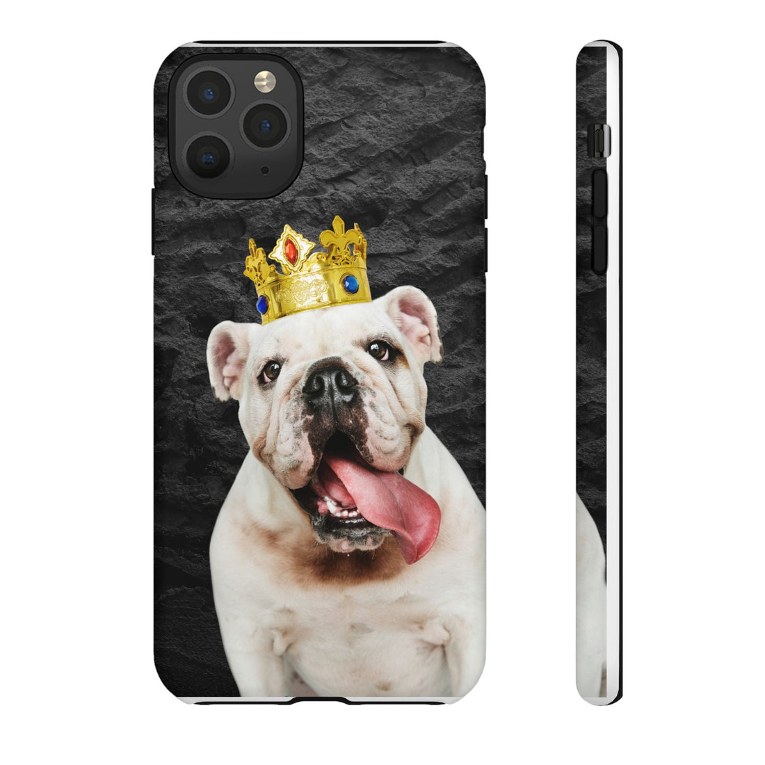 Crowned Dog Phone Case – Unique Pet Gift