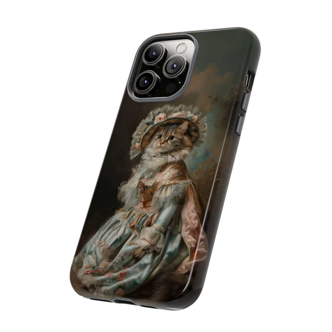 Charming Vintage Cat Phone Case – Unique Gift