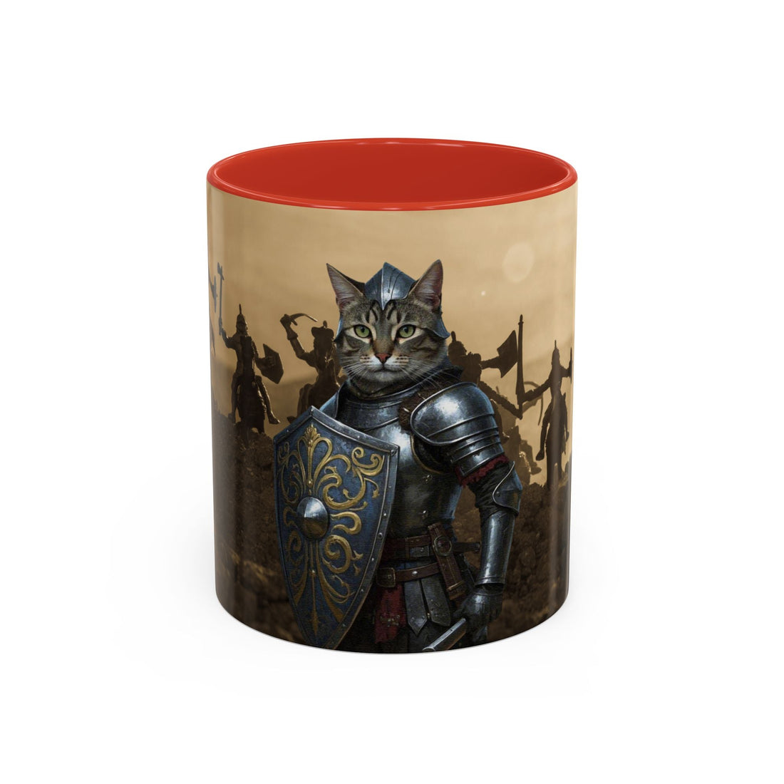 Knight Cat Coffee Mug – Unique Fantasy Gift
