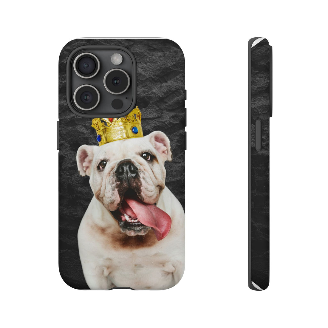Crowned Dog Phone Case – Unique Pet Gift