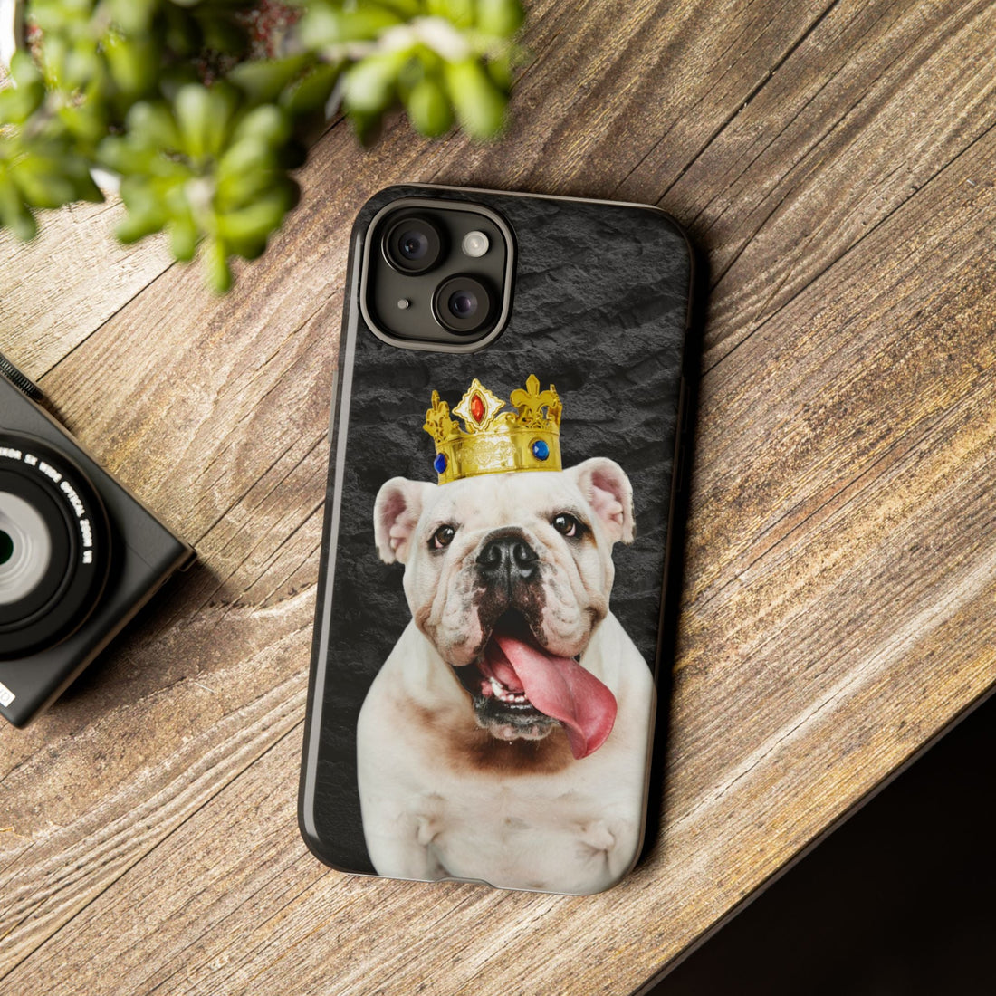 Crowned Dog Phone Case – Unique Pet Gift